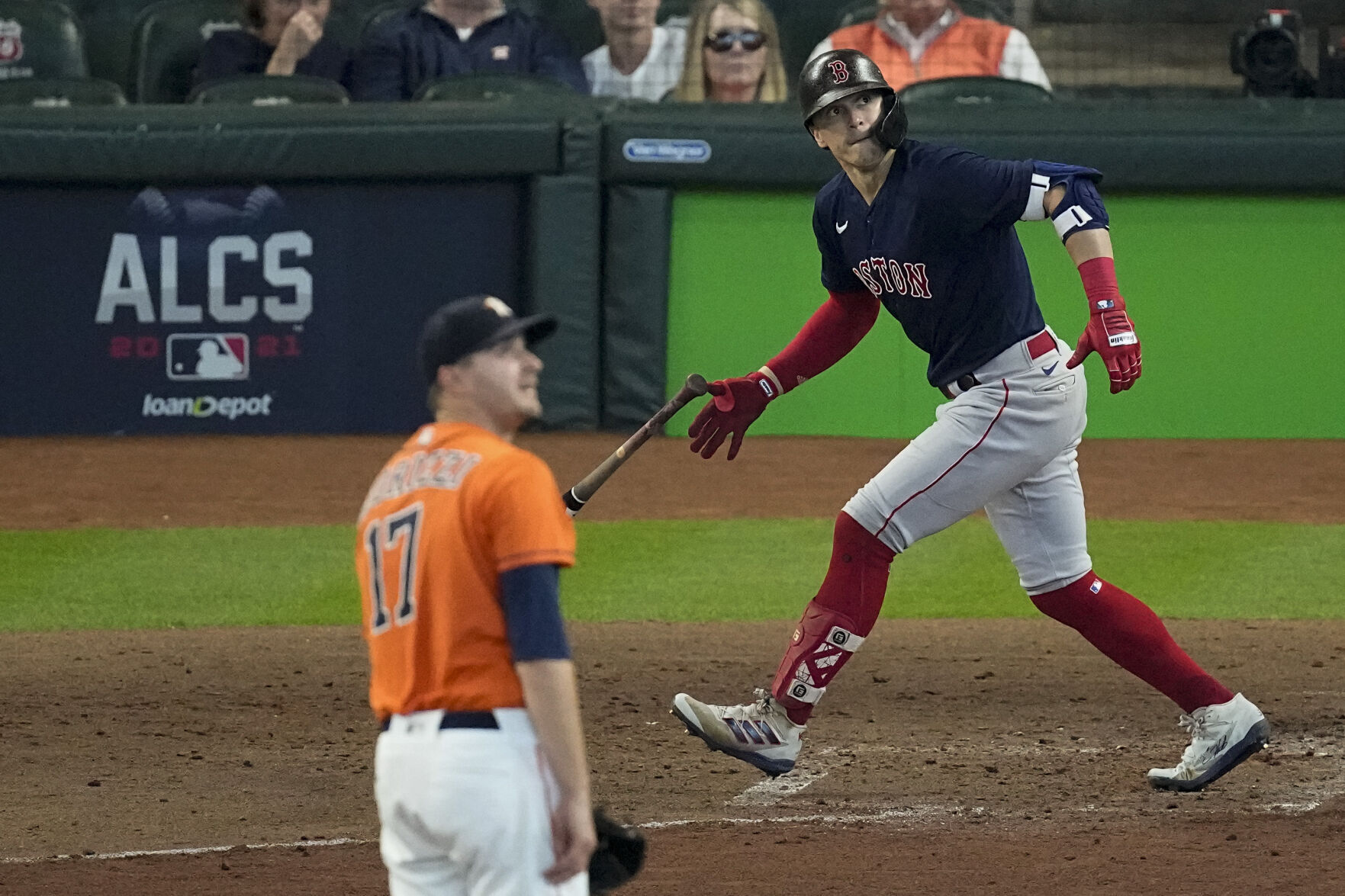 APTOPIX ALCS Red Sox Astros Baseball